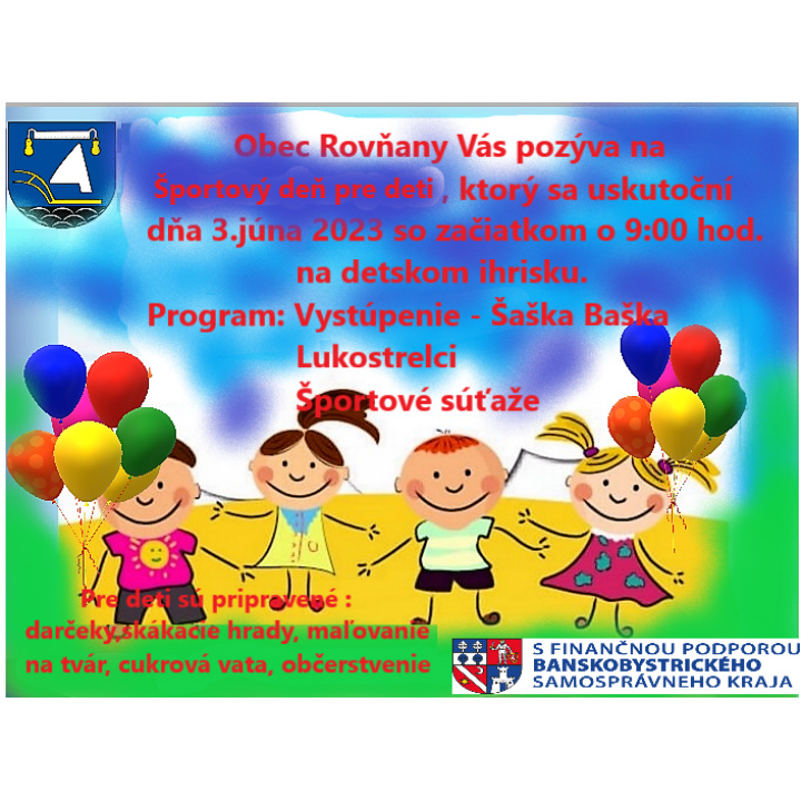 Športový deň pre deti - 03.júna 2023