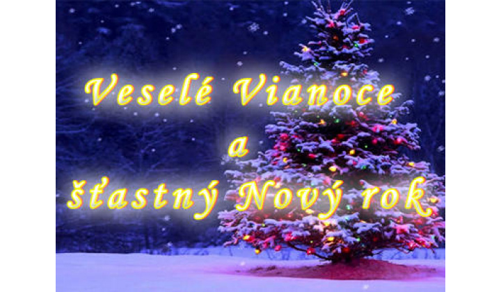 Veselé Vianoce a šťastný Nový rok 