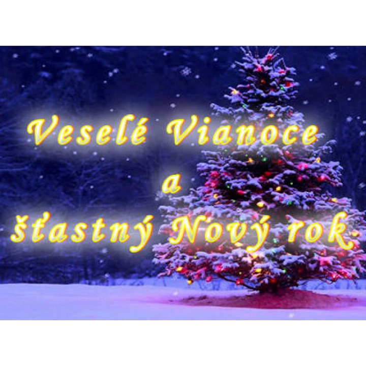 Veselé Vianoce a šťastný Nový rok 